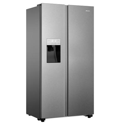 Imagem de Refrigerador Side By Side Hisense de 02 Portas Frost Free com 533 Litros Inox Look - RS-69W1AIQI