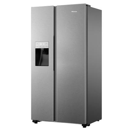 Imagem de Refrigerador Side By Side Hisense de 02 Portas Frost Free com 533 Litros Inox Look - RS-69W1AIQI