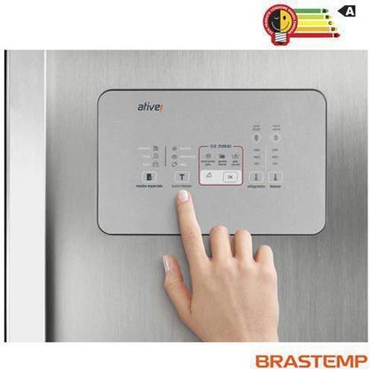 Refrigerador Side by Side Inverse Brastemp de 03 Portas Frost Free