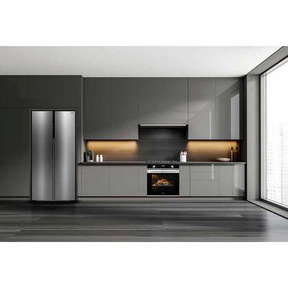 Imagem de Refrigerador Side By Side Midea de 02 Portas Inverter com 442 Litros Inox Claro - MDRS598FGA041