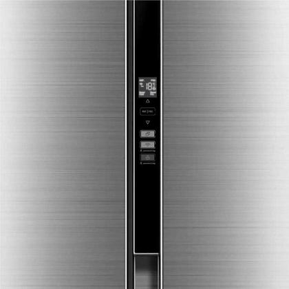 Imagem de Refrigerador Side By Side Midea de 02 Portas Inverter com 442 Litros Inox Claro - MDRS598FGA041