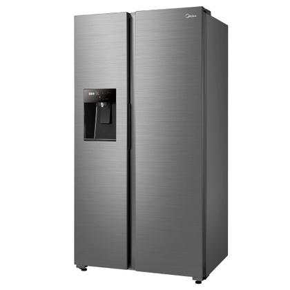 Imagem de Refrigerador Side By Side Midea de 02 Portas Inverter com 570 Litros Inox - MDRS761MYD46