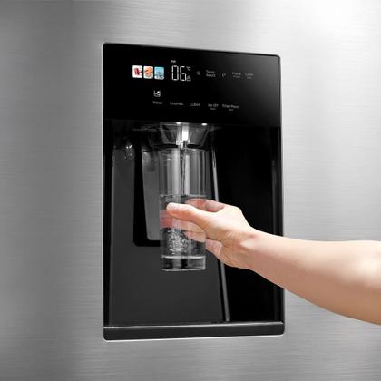 Imagem de Refrigerador Side By Side Midea de 02 Portas Inverter com 570 Litros Inox - MDRS761MYD46