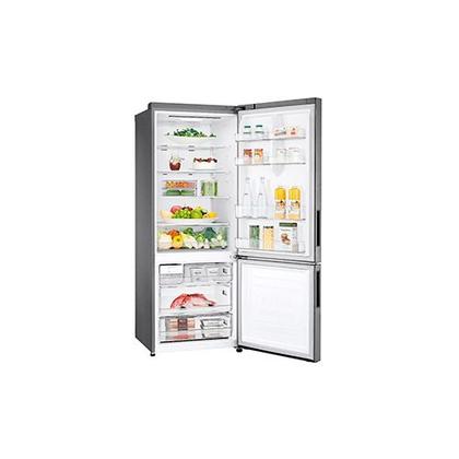 Imagem de Refrigerador Smart LG GCB569NLLM 451 Litros Inverse Frost Free Inox Look 127V