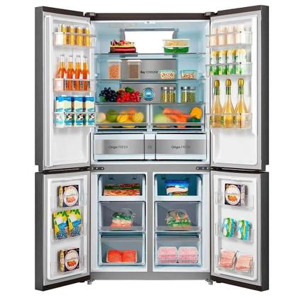 Refrigerador Toshiba French Door Convertzone Frost Free Inox 638L