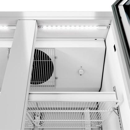 Imagem de Refrigerador Vitrine Metalfrio Optima 752 Litros VB70AL  Porta de Vidro, Frost Free, Branco