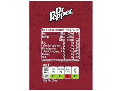 Imagem de Refrigerante Dr Pepper 23 Flavors Lt 330ml - Importado