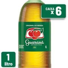 Imagem de Refrigerante Guaraná Antarctica Pet 1L Caixa c/ 6 un