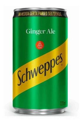 Imagem de Refrigerante Schweppes Ginger Ale 220ml - Kit Com 24 Un