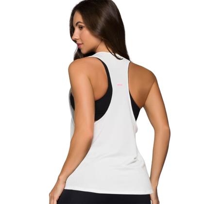 Imagem de Regata Cavada DryFit Selene 20855.001 Branca