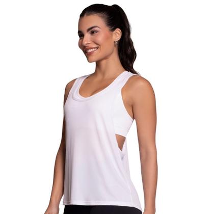 Imagem de Regata Cavada DryFit Selene 20855.001 Branca