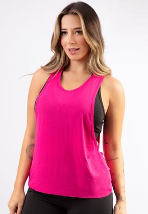 Imagem de Regata Cavada Fitness Dry Fit Furadinha Academia Blusa Feminina Malhar