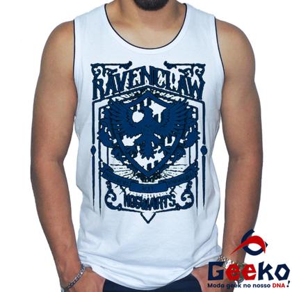 Imagem de Regata Corvinal 100% Algodão Harry Potter Hogwarts Ravenclaw Camiseta Regata Geeko 03