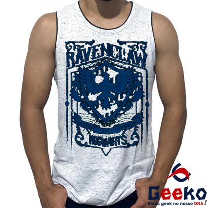 Imagem de Regata Corvinal 100% Algodão Harry Potter Hogwarts Ravenclaw Camiseta Regata Geeko 03