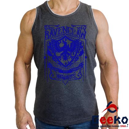 Imagem de Regata Corvinal 100% Algodão Harry Potter Hogwarts Ravenclaw Camiseta Regata Geeko 03