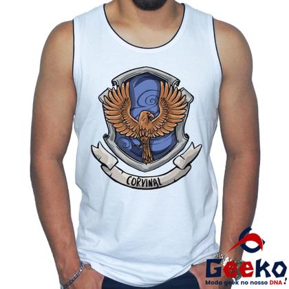 Imagem de Regata Corvinal 100% Algodão Harry Potter Hogwarts Ravenclaw Camiseta Regata Geeko 08
