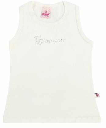 Imagem de REGATA EM COTTON LIGHT COM DETALHE DE STRASS Nº 3 AO 16