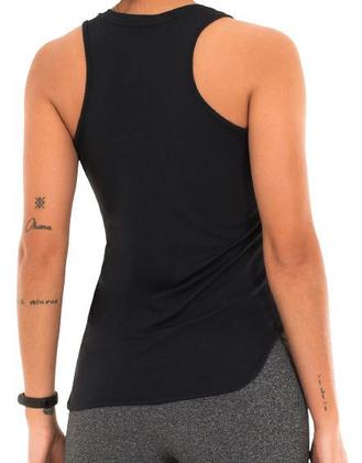 Imagem de Regata Feminina Alto Giro Skin Fit Gola V Preto 101601