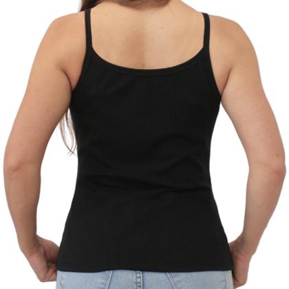 Imagem de Regata Feminina Canelada Modeladora Alcinha Verão