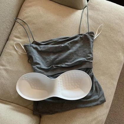 Imagem de Regata Feminina com Alça Fina - Casual, Estilo Coreano, Verão