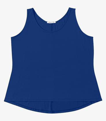Imagem de Regata Feminina Plus Size Secret Glam Azul