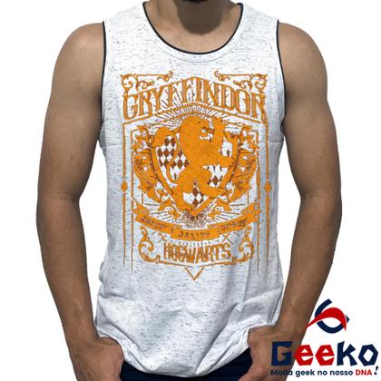 Imagem de Regata Grifinória 100% Algodão Harry Potter Hogwarts Gryffindor Camiseta Regata Geeko 01