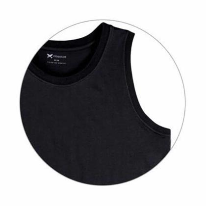 Imagem de Regata Hering Básica Masculina Regular Em Malha De Algodão