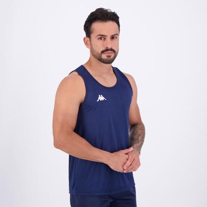 Imagem de Regata Kappa Basic Listrada Marinho