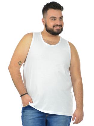 Imagem de Regata lisa tradicional plus size fenomenal