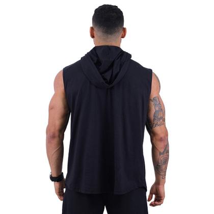 Imagem de Regata Longline com Touca Masculina MXD Conceito Leão Rei