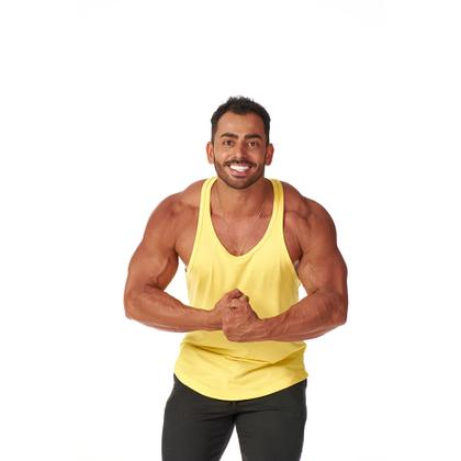 Imagem de Regata Masculina Machão Cavada Academia Fitness Esporte Corrida Leve Macia Suave Confortável Estilosa