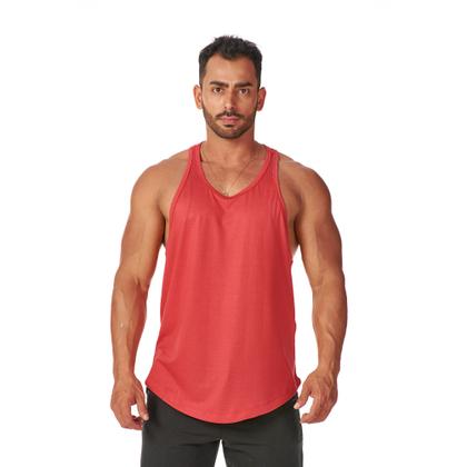 Imagem de Regata Masculina Machão Cavada Academia Fitness Esporte Corrida Leve Macia Suave Confortável Estilosa