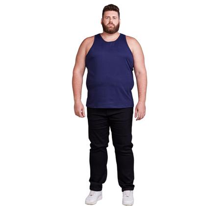 Imagem de Regata Masculina Plus Size Algodão Extra Grande