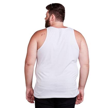 Imagem de Regata Masculina Plus Size Algodão Extra Grande