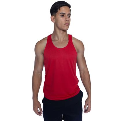 Imagem de Regata Masculina Slim Fitness Básica De Academia Moda Fit