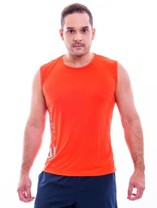 Imagem de Regata masculina vermelha com proteção UV50+