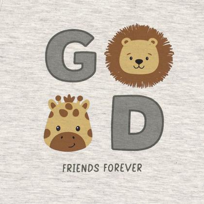 Imagem de Regata Mescla Primeiros Passos Menino - 53350-60