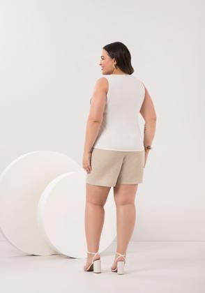 Imagem de Regata Plus Size Estampada E Decote Redondo Lunender C0325