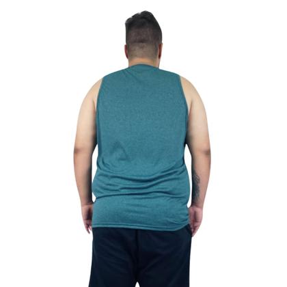 Imagem de Regata Plus Size Masculina Básica Dry Fit Academia Treino