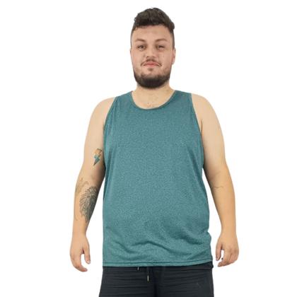 Imagem de Regata Plus Size Masculina Básica Dry Fit Academia Treino