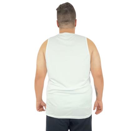 Imagem de Regata Plus Size Masculina Básica Dry Fit Academia Treino