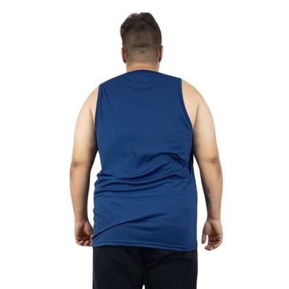 Imagem de Regata Plus Size Masculina Básica Dry Fit Academia Treino