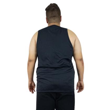 Imagem de Regata Plus Size Masculina Básica Dry Fit Academia Treino