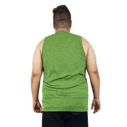 Imagem de Regata Plus Size Masculina Básica Dry Fit Academia Treino