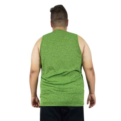 Imagem de Regata Plus Size Masculina Básica Dry Fit Academia Treino