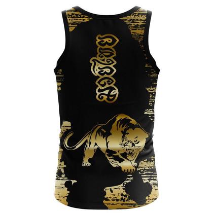 Imagem de Regata Usual Muay Thai Academia Treino Proteção Uv50 Camiseta Dry - Gold Tiger