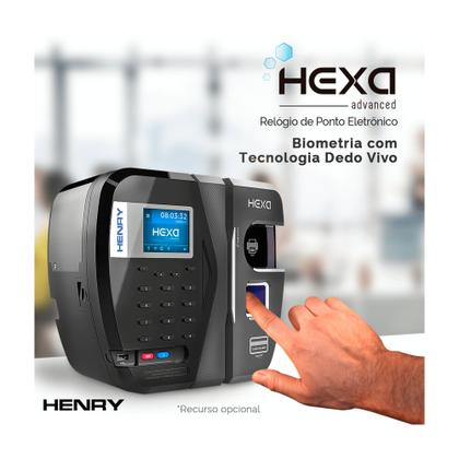 Imagem de Registrador de Ponto Modelo Hexa Advanced Bio + Proximidade Marca Henry