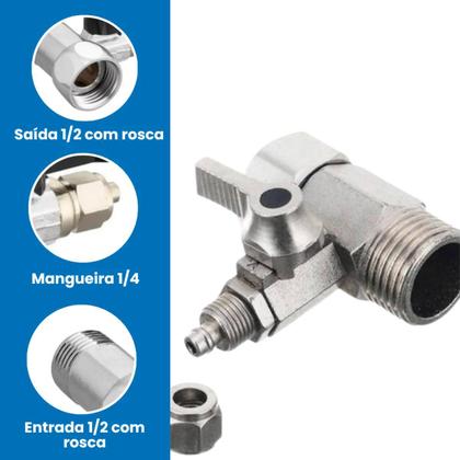 Imagem de Registro Adaptador Torneira Purificador de Água Electrolux Consul IBBL Latina