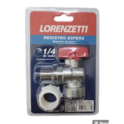 Imagem de Registro De Esfera Para Máquina De Lavar Lorenzetti 1120 C12
