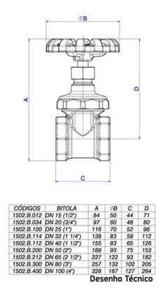 Imagem de Registro De Gaveta 1502 Bruto 1/2'' Deca
